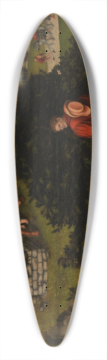 Lucas Cranach the Elder - The Sacrifice of Abraham 39.3 inch art pintail longboard deck