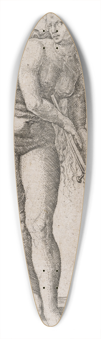 Lucas Van Leyden - Lucretia 39.3 inch art pintail longboard deck