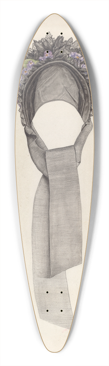 Lucien Verbeke - Hat 39.3 inch art pintail longboard deck