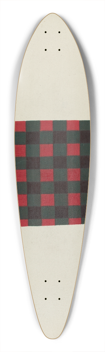 Lucille Lacoursiere - Textile 39.3 inch art pintail longboard deck