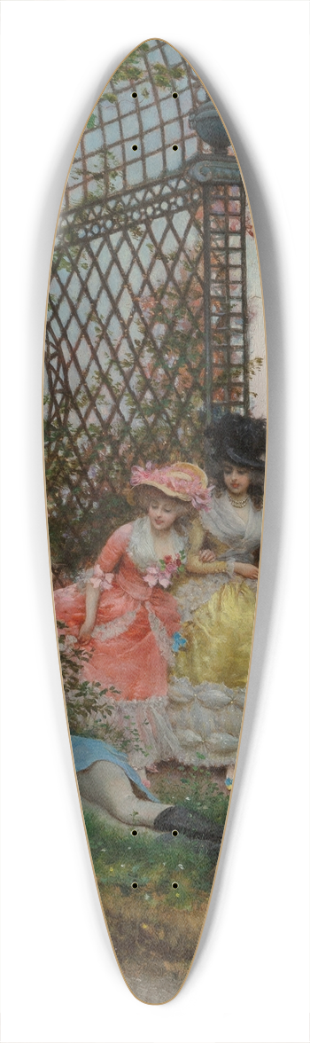 Lucius Rossi - Surprised 39.3 inch art pintail longboard deck