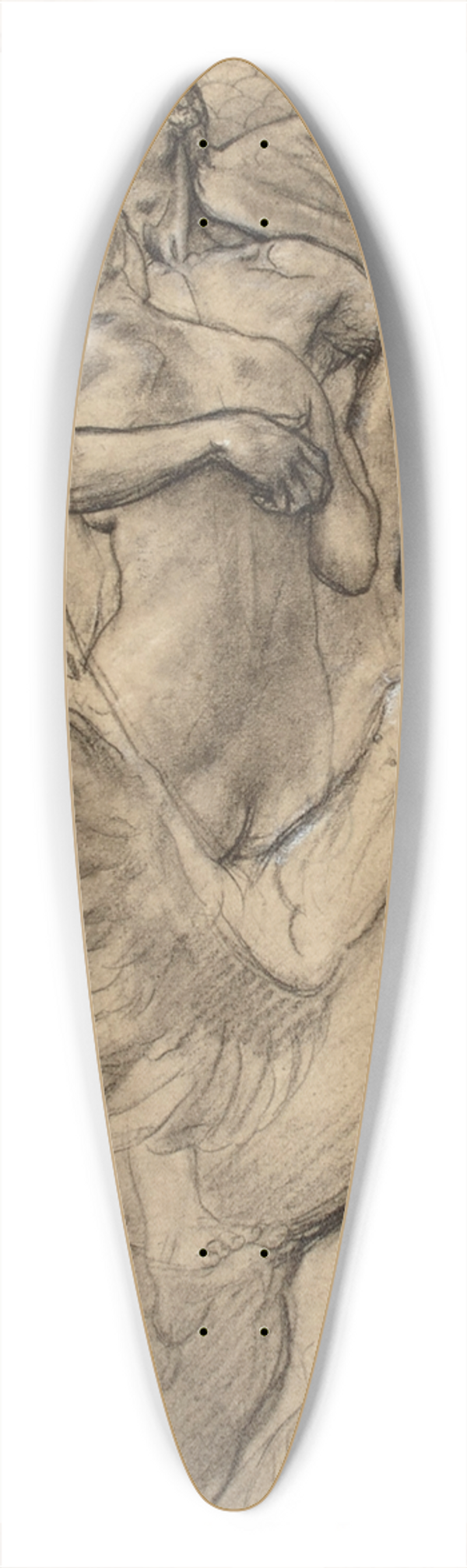 Luc-Olivier Merson - Persee, Andromede 39.3 inch art pintail longboard deck