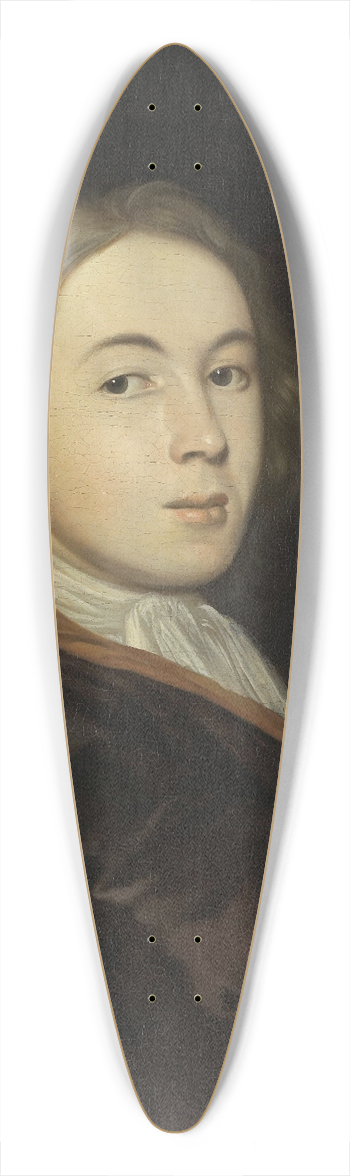 Ludolf Bakhuysen - Johannes Bakhuysen (1683-1731). With a Miniature Portrait of his Father Ludolf 39.3 inch art pintail longboard deck