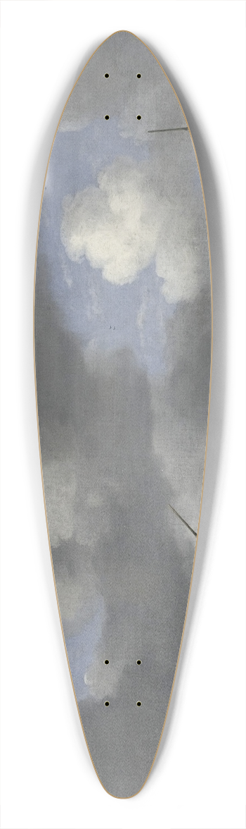 Ludolf Bakhuysen - Seascape and Fishing Boats 39.3 inch art pintail longboard deck