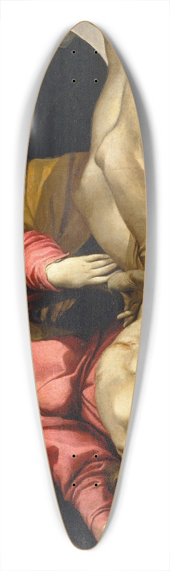 Ludovico Carracci - The Lamentation 39.3 inch art pintail longboard deck