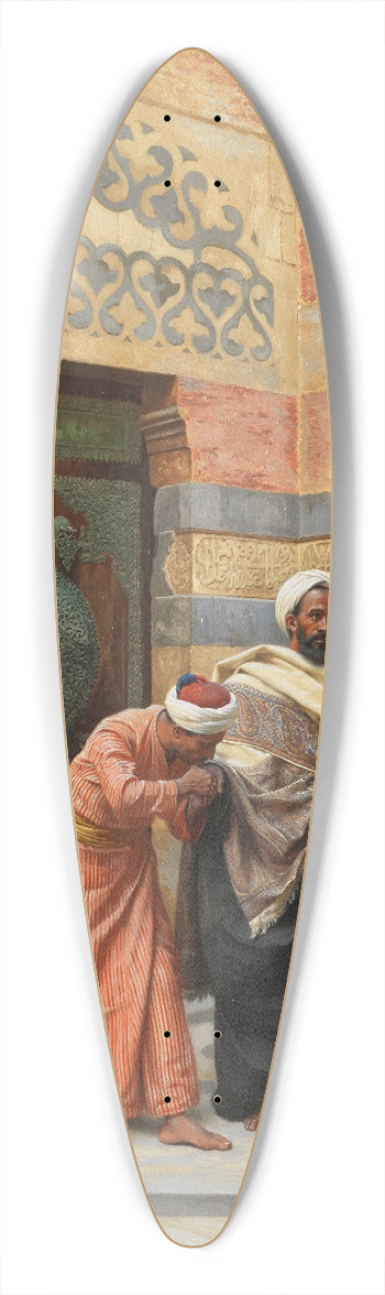 Ludwig Deutsch - Respect 39.3 inch art pintail longboard deck