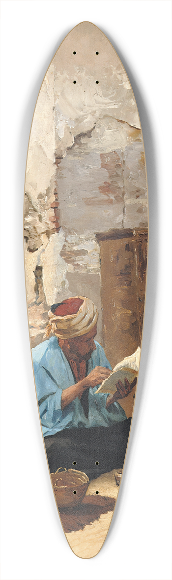 Ludwig Deutsch - The Lesson 39.3 inch art pintail longboard deck