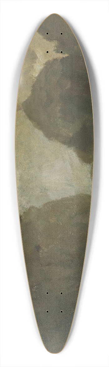 Ludwig Dill - Gewitter im Moor bei Dachau 39.3 inch art pintail longboard deck