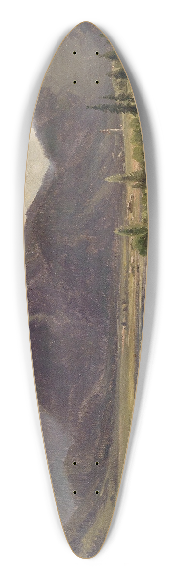 Ludwig Halauska - Plansee 39.3 inch art pintail longboard deck