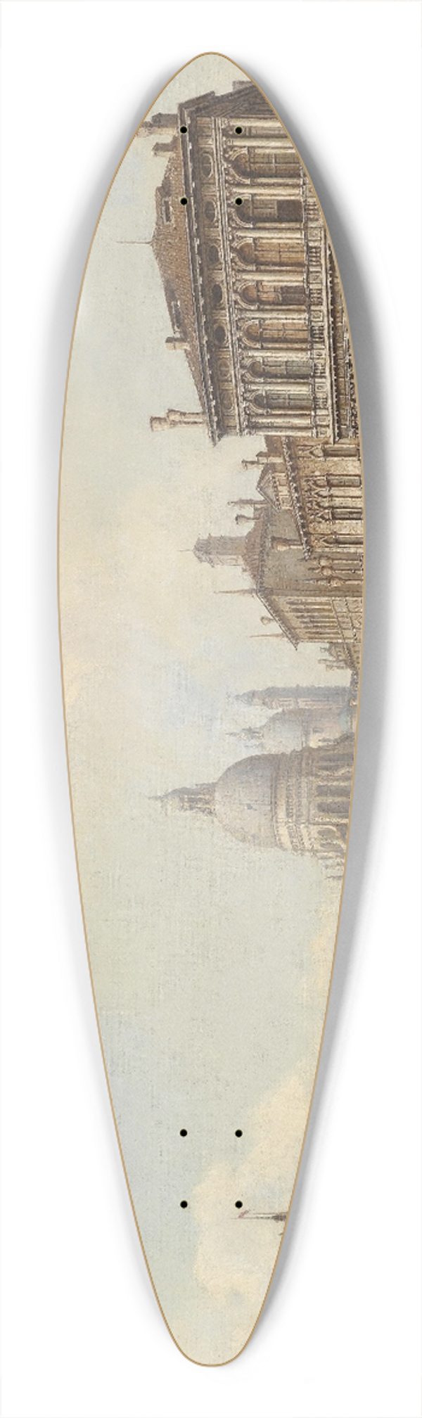 Ludwig Hermann - Venedig 39.3 inch art pintail longboard deck
