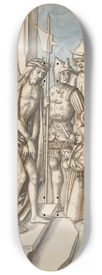 Circle Of Hans Holbein The Elder - Ecce Homo 8.25 inch art skate deck