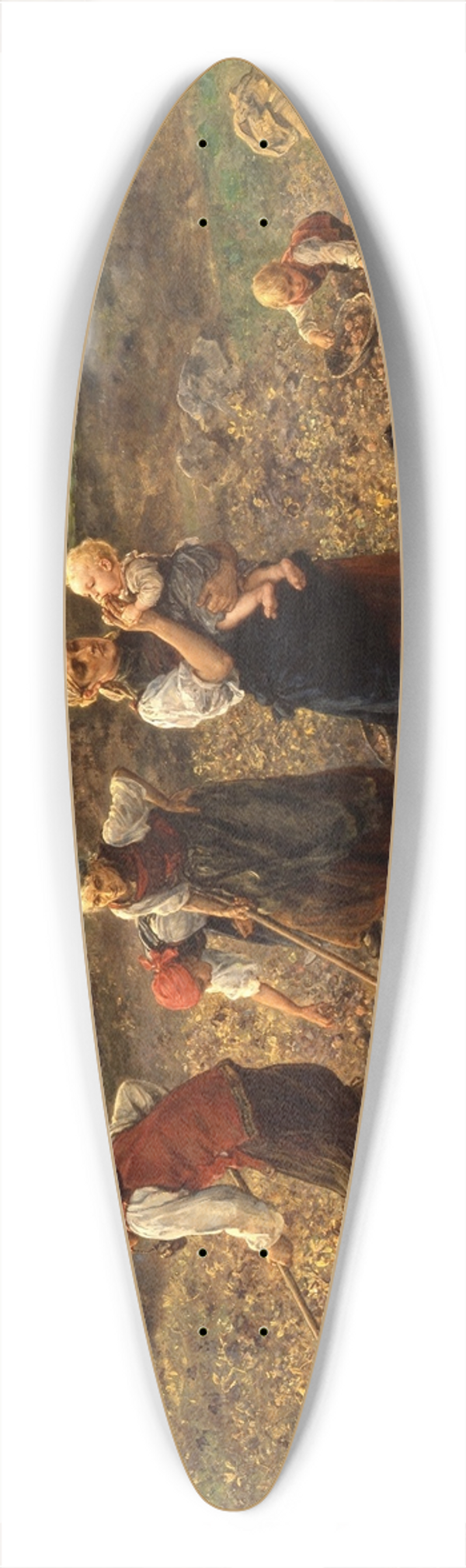 Ludwig Knaus - Potato harvest 39.3 inch art pintail longboard deck