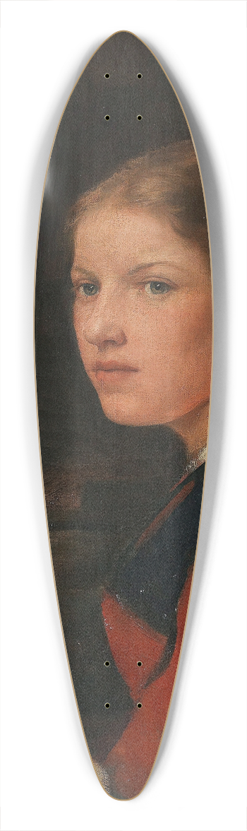 Ludwig Lfftz - Junges Mdchen am Fenster 39.3 inch art pintail longboard deck