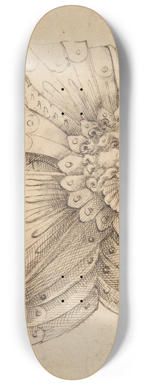 Circle of Jacopo Strada - Helmet 8.25 inch art skate deck