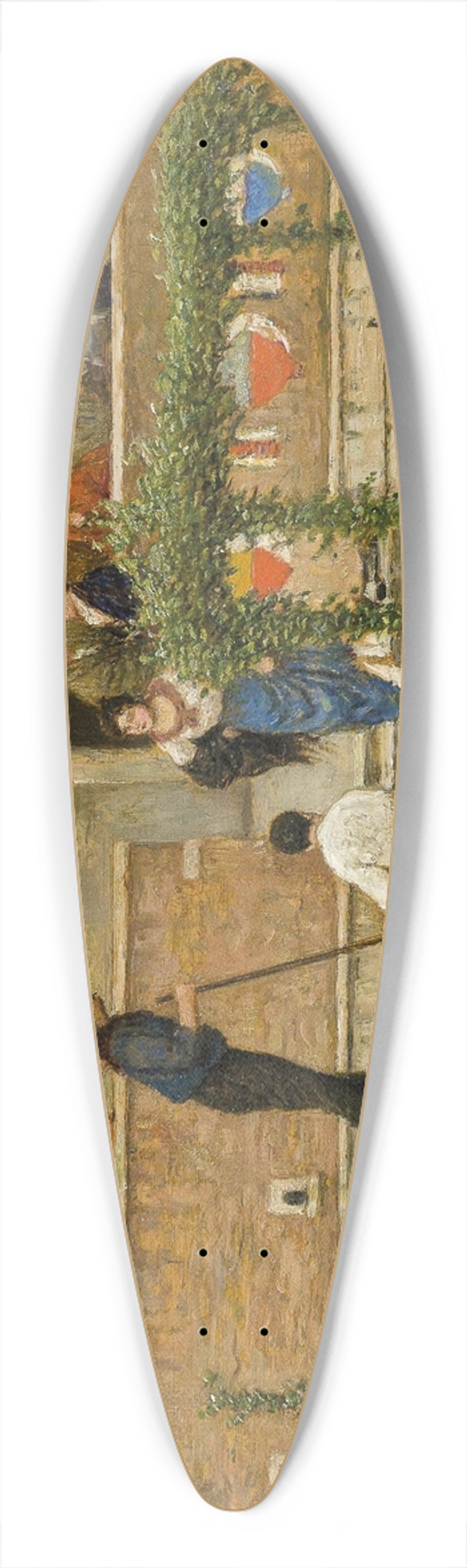 Luigi Pastega - Auf dem Weg zur Festa del Redentore 39.3 inch art pintail longboard deck