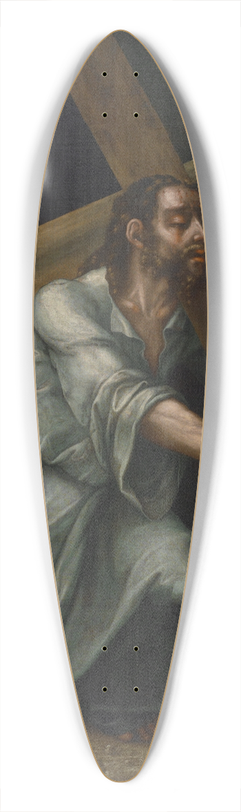 Luis De Morales - Christ Carrying theCross 39.3 inch art pintail longboard deck