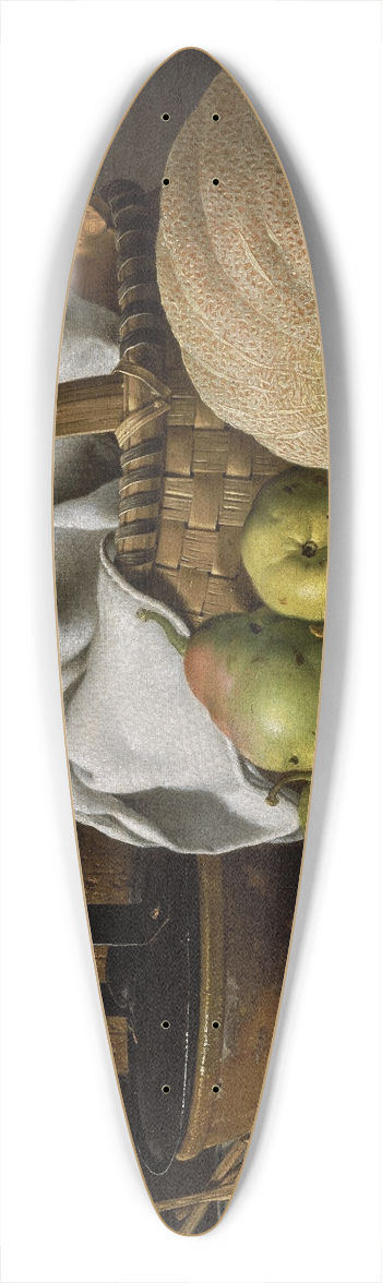 Luis Melndez - Still Life with Melon and Pears 39.3 inch art pintail longboard deck