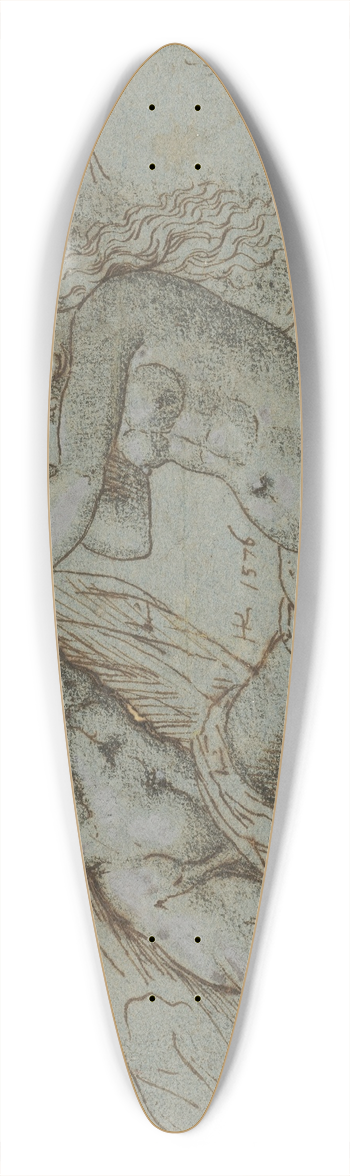 Lukas Kilian - Tarquinius berwltigt Lucretia 39.3 inch art pintail longboard deck