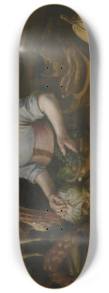 Circle of Lucas van Valckenborch - The Kitchen Maid 8.25 inch art skate deck