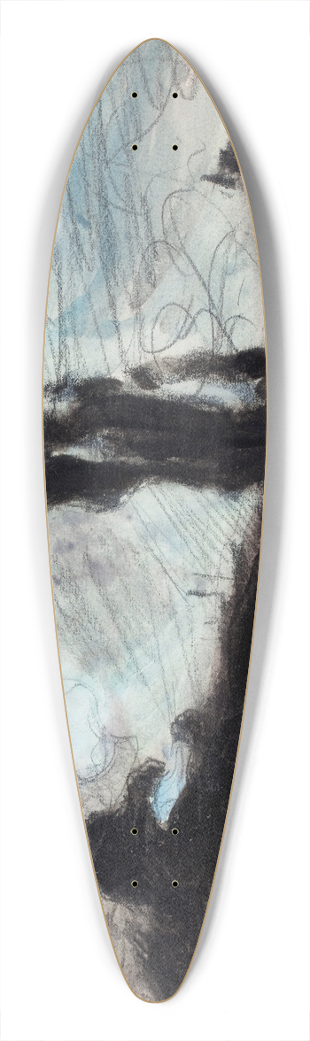 Magnus Enckell - inen maisema 39.3 inch art pintail longboard deck