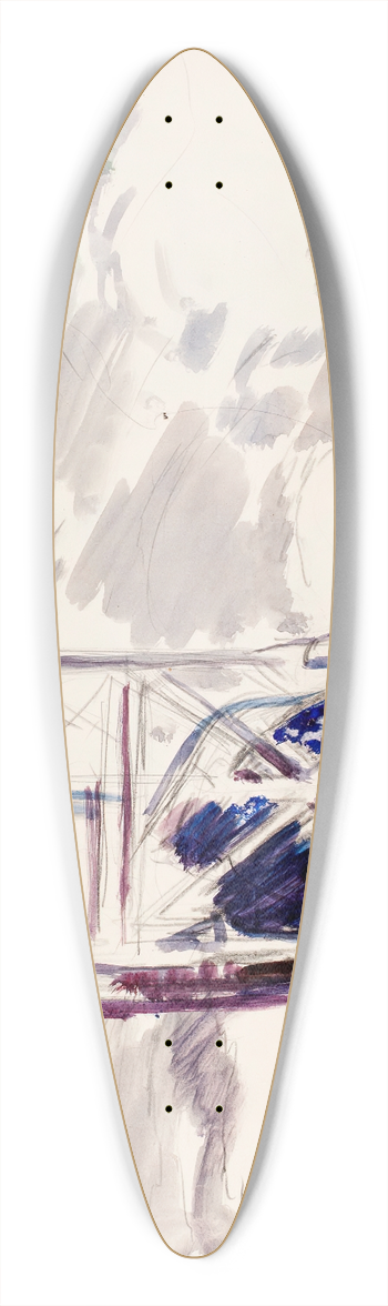Magnus Enckell - Naiset ulkosalla, luonnos 39.3 inch art pintail longboard deck