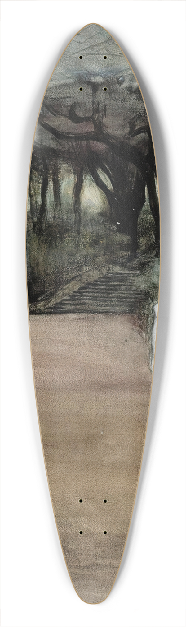 Magnus Enckell - The Cult of Venus 39.3 inch art pintail longboard deck