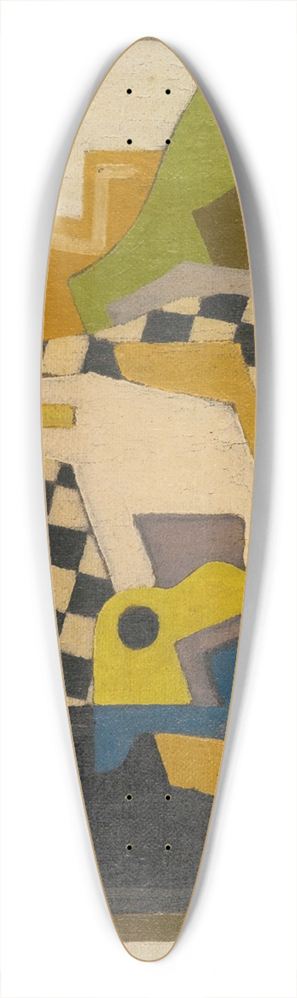 Mainie Jellett - Composition 39.3 inch art pintail longboard deck