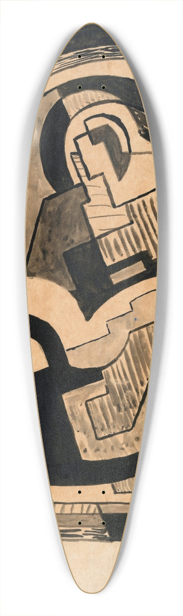 Mainie Jellett - Piet 39.3 inch art pintail longboard deck