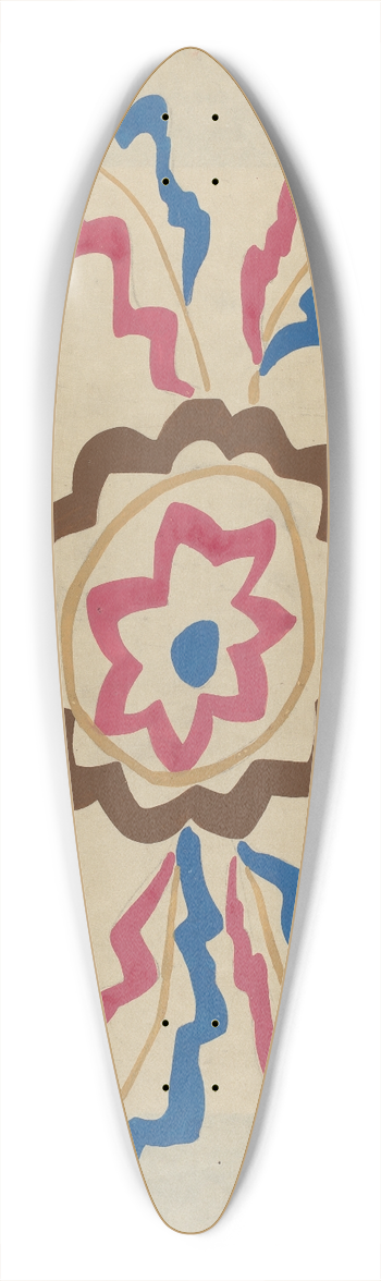 Majel G. Claflin - Colcha 39.3 inch art pintail longboard deck