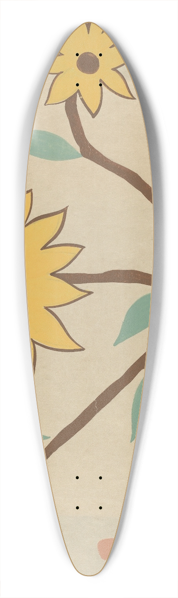 Majel G. Claflin - Colcha 39.3 inch art pintail longboard deck