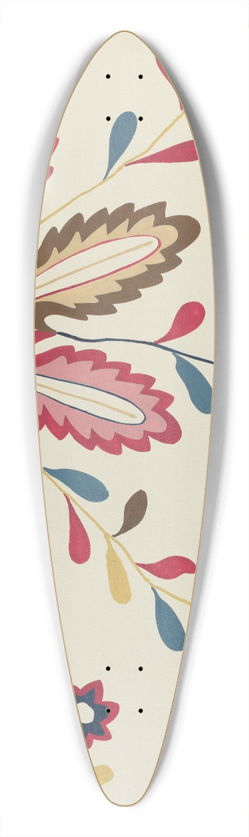Majel G. Claflin - Colcha Plate 39.3 inch art pintail longboard deck