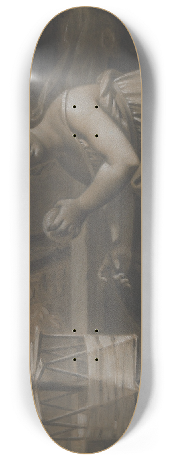Circle of Pierre Paul Prud'hon - Lachesis 8.25 inch art skate deck
