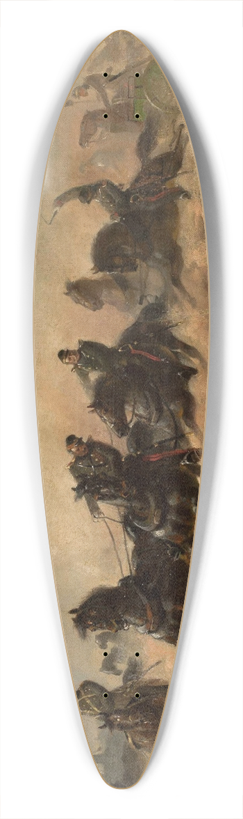 Maksymilian Gierymski - Artillery charge 39.3 inch art pintail longboard deck