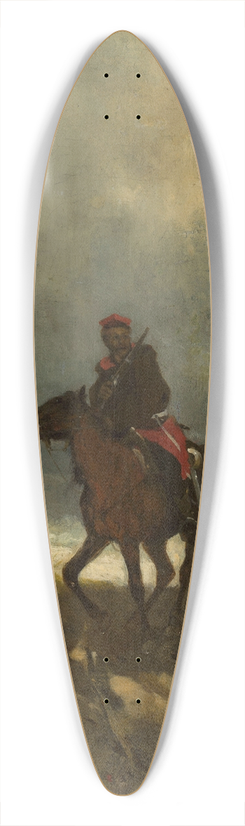 Maksymilian Gierymski - Insurgent from 1863 39.3 inch art pintail longboard deck