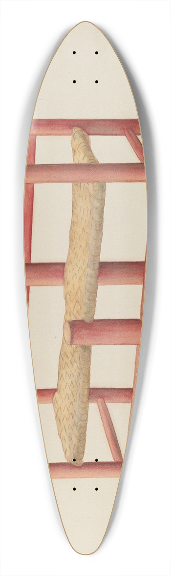 Manford Shattuck - Wagon Seat 39.3 inch art pintail longboard deck