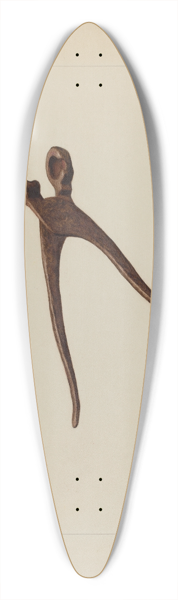 Manuel G. Runyan - Bullet Mold 39.3 inch art pintail longboard deck