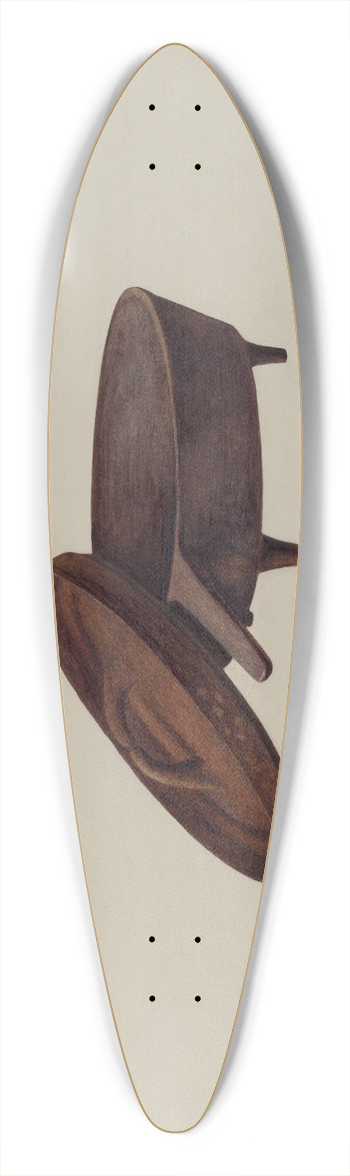 Manuel G. Runyan - Dutch Oven 39.3 inch art pintail longboard deck