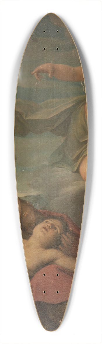 Marcantonio Franceschini - Hagar And The Angel 39.3 inch art pintail longboard deck