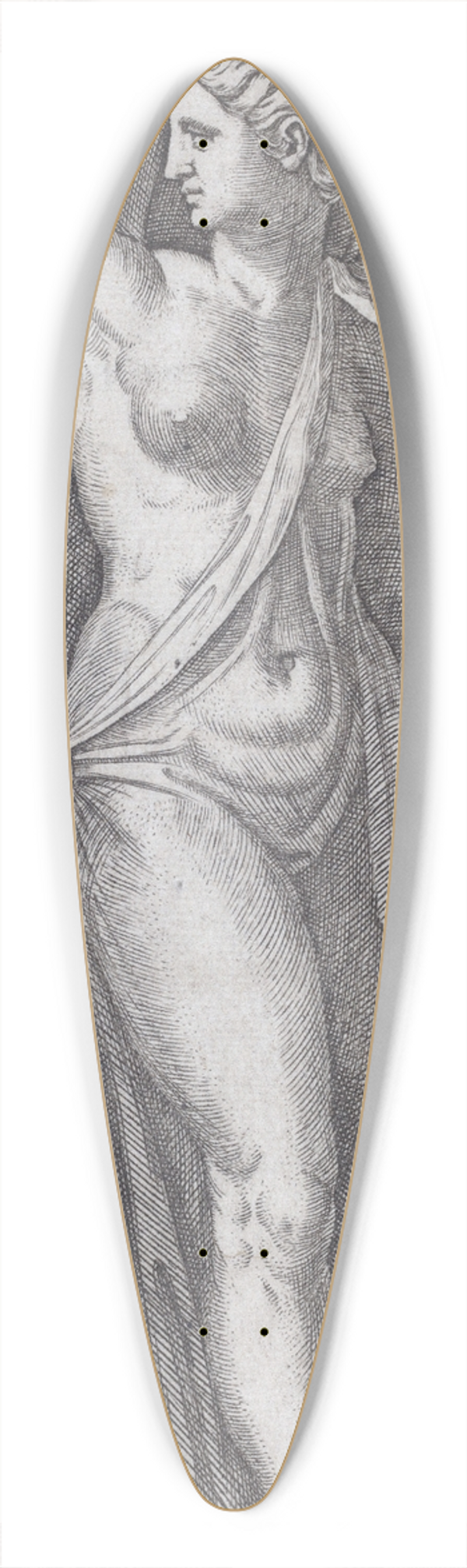 Marcantonio Raimondi - Prudence 39.3 inch art pintail longboard deck