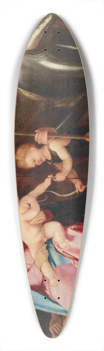 Marco Basaiti - The Holy Family with the Infant Saint John the Baptist and Saint George 39.3 inch art pintail longboard deck