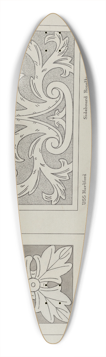 Margaret Gordon - Sideboard 39.3 inch art pintail longboard deck