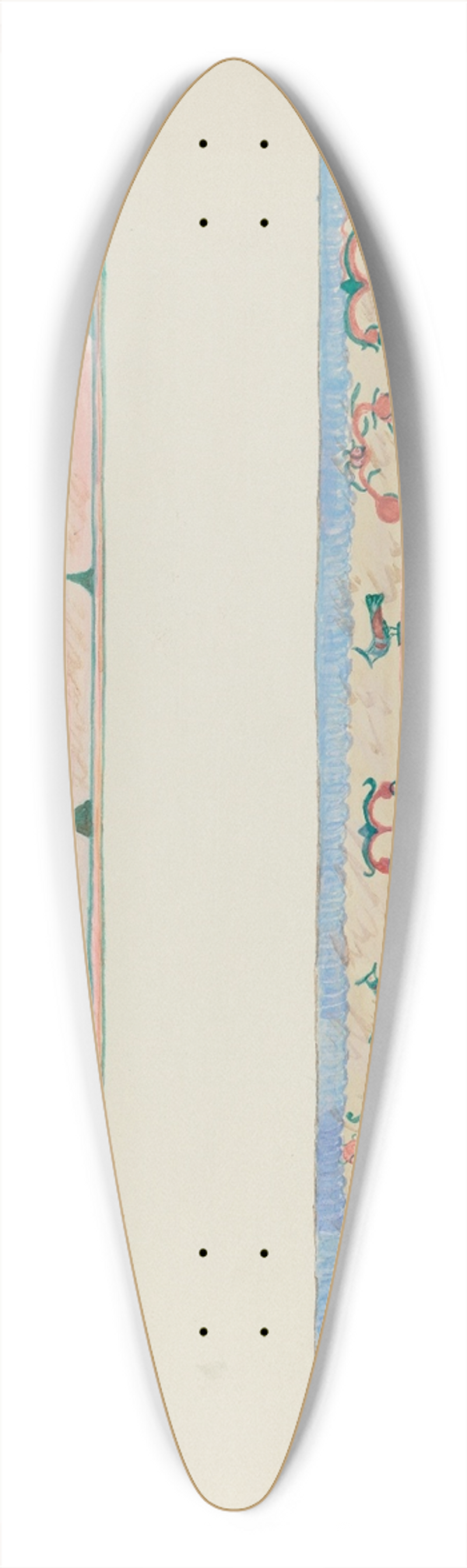 Margery Parish - Vigas 39.3 inch art pintail longboard deck