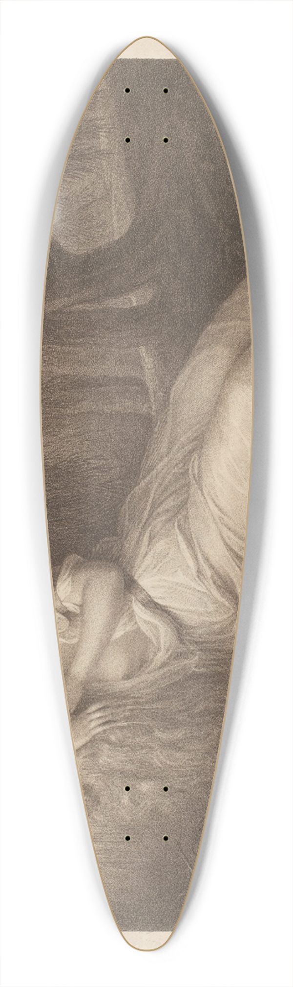 Maria Cosway - Lodona 39.3 inch art pintail longboard deck