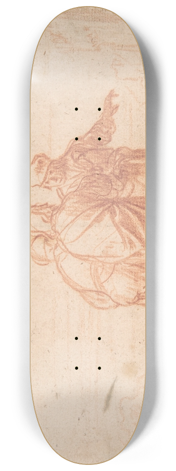 Claes Cornelisz. Moeyaert - The Road to Emmaus 8.25 inch art skate deck
