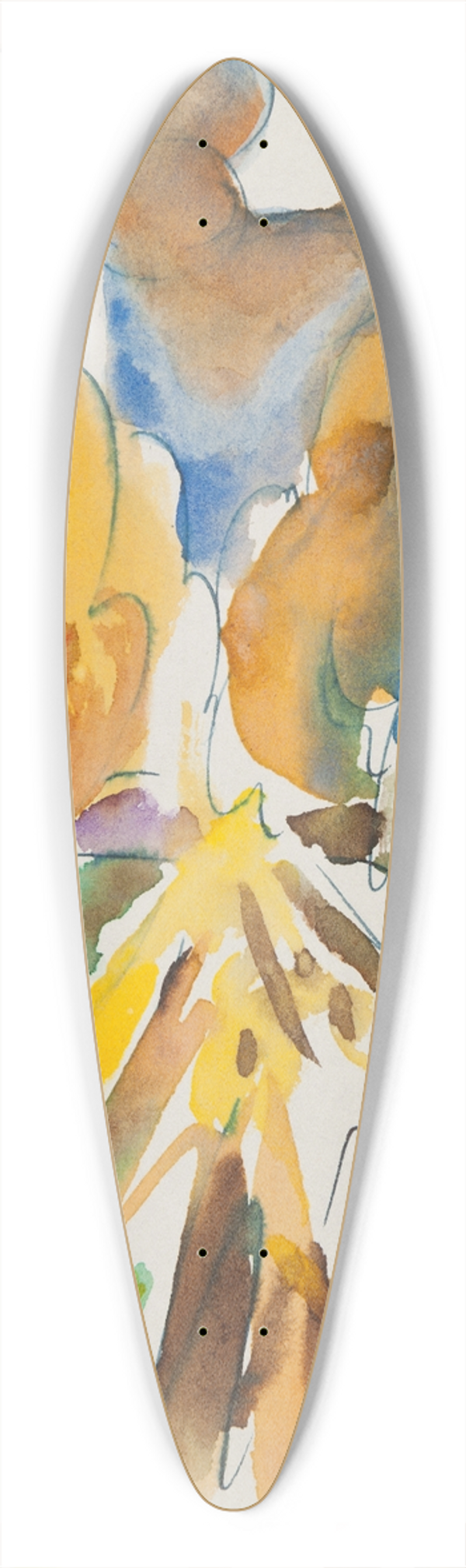 Marian Kopf - Droga 39.3 inch art pintail longboard deck