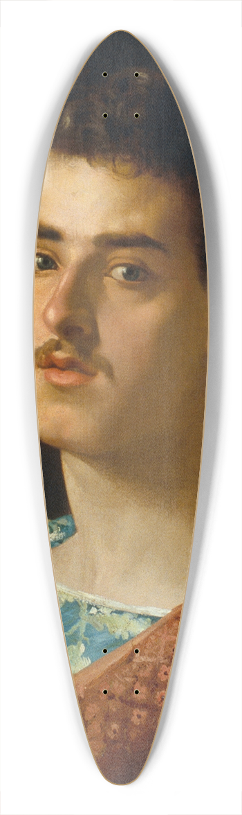 Mariano Fortuny Marsal - Self-portrait 39.3 inch art pintail longboard deck