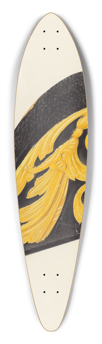 Marian Page - Billethead 39.3 inch art pintail longboard deck