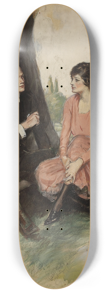 Clarence F. Underwood - With Principals Undisclosed 8.25 inch art skate deck