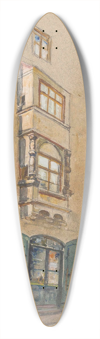 Marie Egner - Patrizierhaus in Wien 39.3 inch art pintail longboard deck