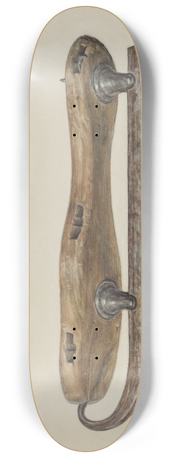 Clarence Secor - Ice Skate 8.25 inch art skate deck